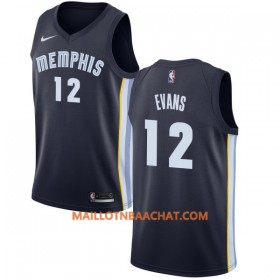 Maillot NBA Memphis Grizzlies Tyreke Evans 12 Nike 2017-18 Navy Swingman - Homme